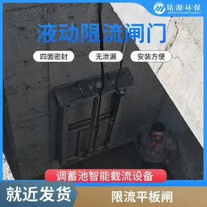 液压限流闸门 智能截流井配套设备 不锈钢材质 单缸驱动