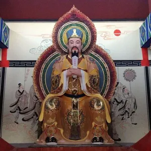 城隍老爷玻璃钢彩绘雕像朝弘有售,价格公道,做工精湛