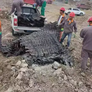 湖南批发爆被用品 炮皮 开山防护网