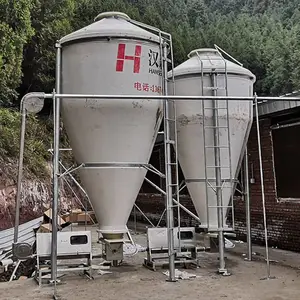 郑州汉森玻璃钢料塔，大吨位存料设备