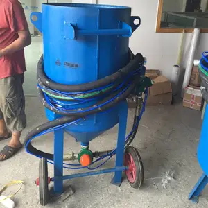 盐城4720喷砂机 移动户外喷砂 楼塔去氧化层 翻新除锈效果