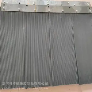 矿工机械防尘帘 耐磨输送挡尘帘 任意宽度圆柱 橡塑防尘帘