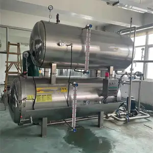 鱼罐头灭菌釜 宠物罐头杀菌设备 真空牛肉熟食品杀菌锅