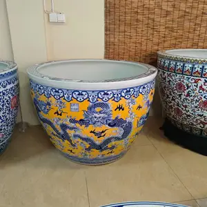 �ֹ�һ�׷¹�ʨ���մɴ�׶��� ��ŵ���ˮ��ֱ��1.5�� �Ƶ�ͥԺ�ڼ�