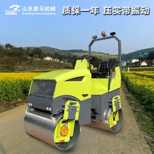 奔马3吨压路机厂家直销 全液压三吨压路机高速台背回填