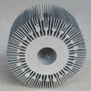 厂家加工 灯具太阳花散热器 LED大功率电子散热器挤压加工氧化