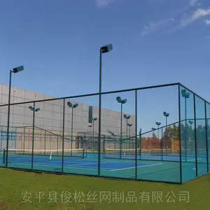 销售学校围栏网 体育场勾丝护栏网招经销商 篮球场防护网实用型