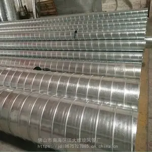 厂家直销螺旋风管车间通风管白铁皮风管批发