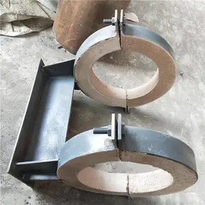 甘肃滑动管托,汽水管道蛭石隔热管托库存充足