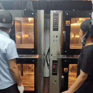 厂家供应QH-10DX科倍纯热风循环烤炉 KEBETUN 热风循环烧鹅炉 双层双控智能烧鹅烧鸭烧叉烧烧鸽子智能厨房设备
