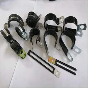 电线压线板柔软单头固定线束卡汽车摩托车浸塑一字折弯线夹