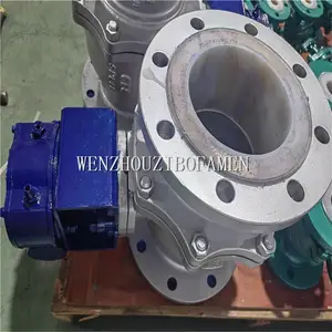 不锈钢全通径衬四氟球阀 Q41F46-10R Q41F46-10RL 强酸强碱衬氟球阀