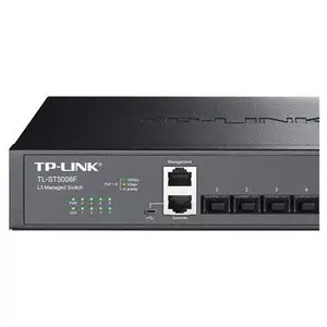 TP-LINK TL-ST5008F 8个SFP+全万兆端口IPv6三层网管光纤交换机V2