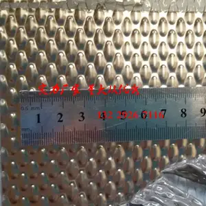 厂家批发称重仪器用304不锈钢小水珠压花板批发 可横向压1.5MM厚