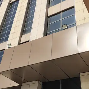 天津静海铝单板厂家生产披水板檐口铝单板披水板安装