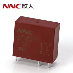 欣大NNC69B-1Z(JQX-14FF-1Z)小型线路板式电磁继电器 密封型10A