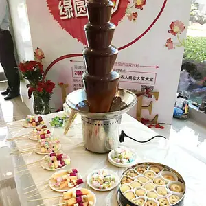 巧克力喷泉机出租 脆皮巧克力瀑布喷泉机 自助餐用