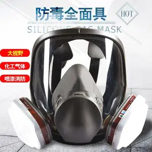 多用途防甲醛防尘喷漆化工装修劳保防毒面具全面罩6800