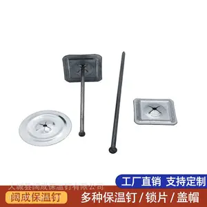碳钢电厂保温针 配套方形锁片 锅炉罐体保温紧固件