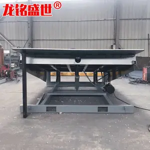 威海8吨固定式电动液压登车桥 斜坡式台边登车桥 电动装卸货升降平台
