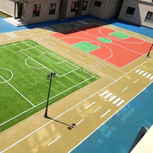 黄骅幼儿园塑胶跑道地垫-铺设|运动地胶施工