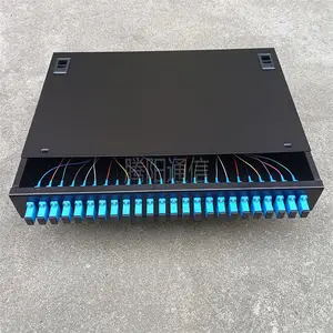 机架固定式24口SC光纤终端盒熔接盒