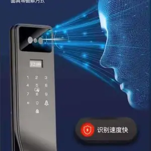 南京智能锁 指纹锁 人脸识别 密码刷卡 防盗门电子锁升级 入户门指纹锁 远程开门 可视猫眼