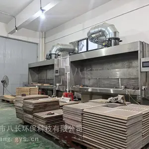 深圳珠海打磨房除尘水帘柜 湿式打磨台个性化定制厂家
