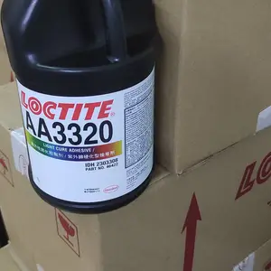 乐泰AA3320 UV玻璃金属粘接 UV无影胶无色透明 1L胶 1L
