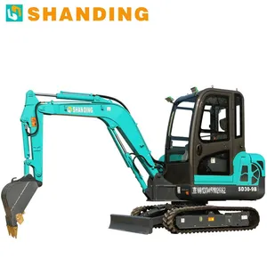 山鼎30型小型挖掘机价格 多功能履带小挖机型号图片大全