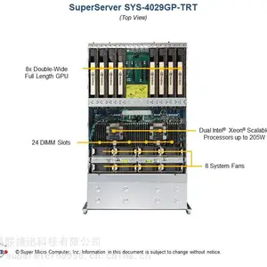 超微SYS-4029GP-TRT 8卡GPU平台 人工智能 深度学习 模拟仿真