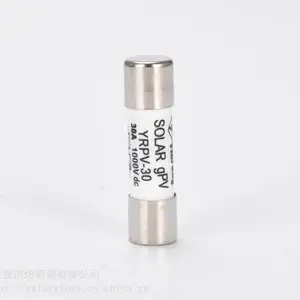 太阳能光伏直流熔断体YRPV-30熔断器插入式熔芯10*38mm保险丝批发