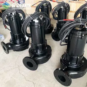防缠绕潜水排污泵 WQR65-15-5.5污水处理杂质泵 工作原理