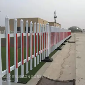 PVC塑钢围墙护栏学校工厂幼儿园配电柜围栏变压器栅栏pvc社区护栏