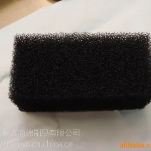 热卖防尘棉 黑色耐高温活性炭蜂窝状海绵 聚氨酯环保水族过滤棉