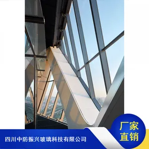 防水缘防火玻璃采光井_酒店用防火玻璃采光井_中防振兴明框式防火玻璃生产厂家