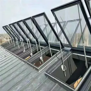 北京体育馆电动自动排烟窗车间厂房自动开启窗