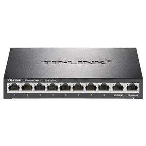 TP-LINK TL-SF1010D 10口双上联交换机模块100M百兆视频监控网络
