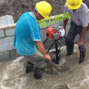 新款人工可操作手扶式管道取土机钻孔用