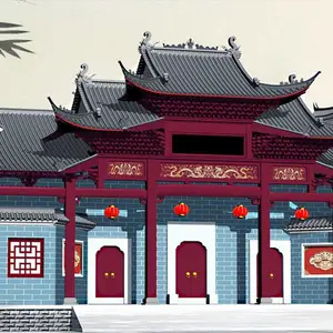 湖南衡阳祠堂设计,长沙祠堂维修,岳阳寺庙设计,湖南仿古牌楼设计