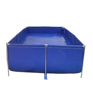 湖南大棚养虾帆布水池设计白对虾养殖箱猪舍卷帘布PVC刀刮布