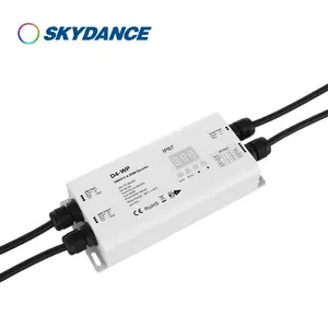 4路*** IP67 防水DMX解码器 D4-WP可控硅LED调光器广州景晴光电控制器批发