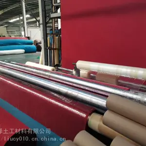 德州低价供应济南会展中心展览覆膜地毯厂家直销