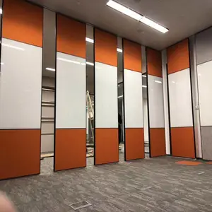 厂家定制 酒店隔断墙 可移动折叠门 吊挂旋转活动屏风