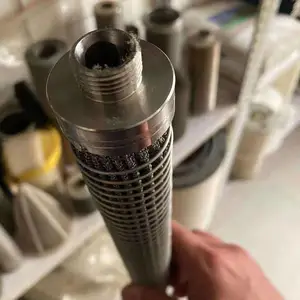不锈钢编织网折叠折波滤芯压铸机过滤器滤网喷粉过滤化纤熔体滤芯