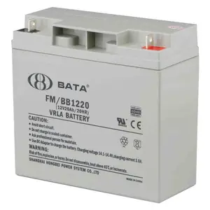 BATA 鸿贝蓄电池 FM/BB1220 12V20AH 电梯 应急照明 UPS电力通讯设备