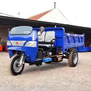 圣成供应农用柴油三轮车 电启动25马力自卸翻斗车 工程运输三马车