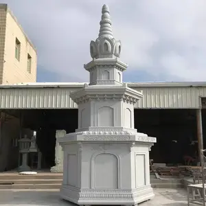 户外园林大型花岗岩七层宝塔 寺院石雕佛塔经幢定制