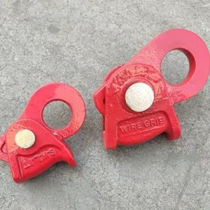 钢索拉紧器;钢丝绳紧线器;插销式卡线器;拉紧器; pin style steel rope grip clamp;拉紧器