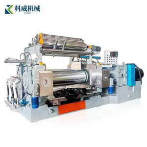 22寸自动翻胶开炼机 橡胶氟橡胶全氟醚专用大型开炼机 两辊出片机